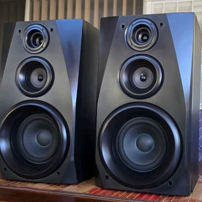VINTAGE TECHNICS 3 WAY STEREO MUSIC SPEAKERS/100 WATTS EACH image 8