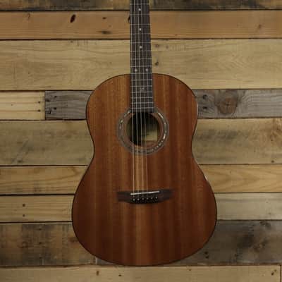 Zager Parlor Acoustic Guitar Natural w/ Case "Excellent Condition" image 4