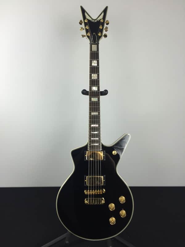 Dean Cadillac 2 Pickup Electric Guitar 2013 Black & Gold image 1