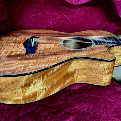 Taylor Spring Limited Edition 12-Fret Grand Concert Acoustic-Electric Guitar 2010 - Natural image 18
