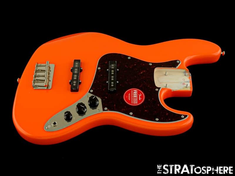 Squier Classic Vibe 60s Jazz Bass LOADED BODY 1960s Alnico Tahitian Coral
