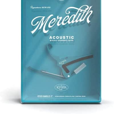 Kyser KG640MA Meredith Signature Quick-Change Acoustic Guitar Capo – Candy Teal Limited Edition with Low-Tension Spring image 2