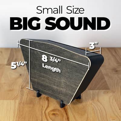 LapJam Cajon - Lap-Sized Travel Drum - Black Stain Tapa - Handcrafted in USA image 2