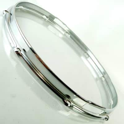 Slingerland 15"10Lug 70s TDR/Deluxe Concert King Snare Drum Resonant Rim/Hoop SS image 3