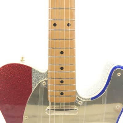 Fender Buck Owens Telecaster 2024 Red, Silver & Blue Sparkle 3473gr image 3
