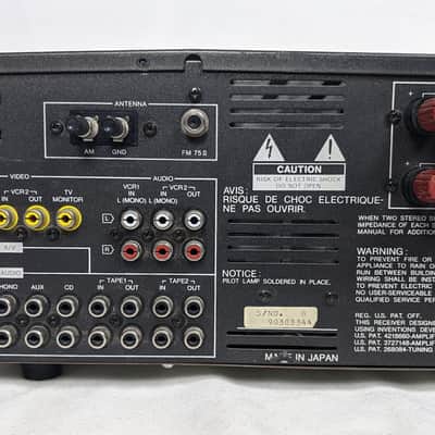 Carver 6250 Magnetic Field Power Amplifier Stereo Receiver - 125 Watts per Channel - 1988 Black image 11