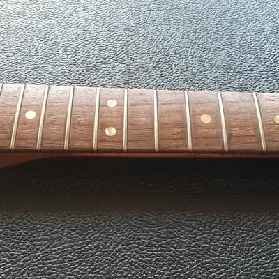 1969 Fender Mustang Rosewood NECK w/ Competition Red Matching Headstock /CBS Fullerton USA Offset/ image 4