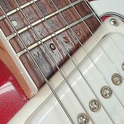 Mosrite V88 1988 autographed by Semie Moseley image 11