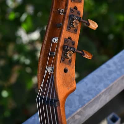 ✴️ Video Included – 1890s Restored Antique Pre-war German Guitar Lute – Flame Maple, Great Condition and Wonderful Sound image 10