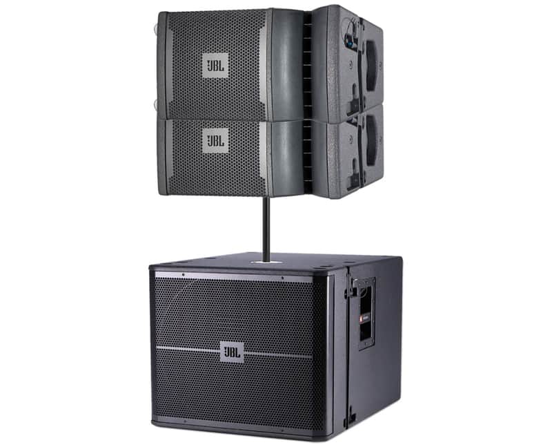 2x JBL VRX932LAP Active Line-Array Speaker +VRX918SP Powered Subwoofer +Sub Pole image 1
