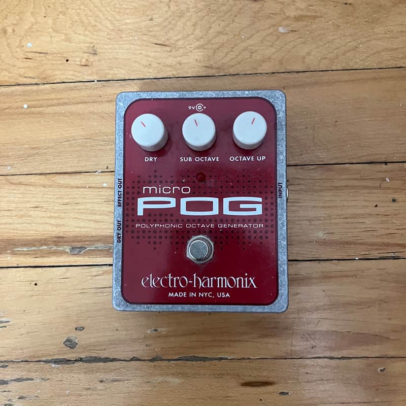 Electro-Harmonix Micro POG Polyphonic Octave Generator 2007 - Present Red / Gray image 1