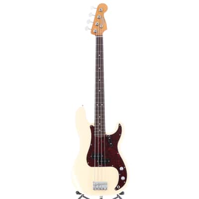 Fender Certified Pre-Owned Vintera II '60s Precision Bass, Rosewood Fingerboard, Olympic White (O11) (84410) image 5