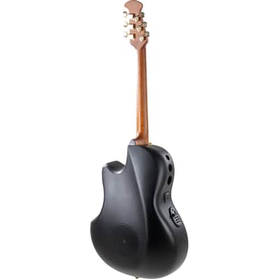 Ovation Celebrity Deluxe Acoustic Electric Guitar - Vintage Suburst Satin image 3