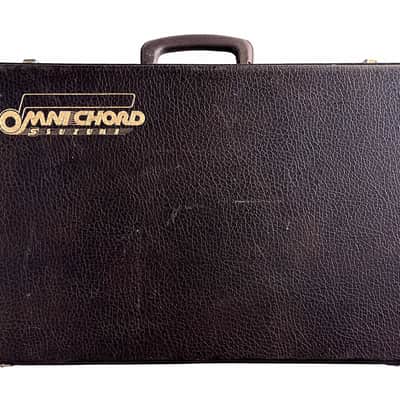 1981 Suzuki Omnichord OM-27 Brown Mk1 + Suzuki OCC-2 Wood Carrying Case Works Great Fully Functional image 7