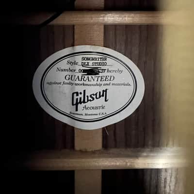 Gibson Songwriter Deluxe Studio with Rosewood Fretboard 2012 - 2014 - Antique Natural image 5