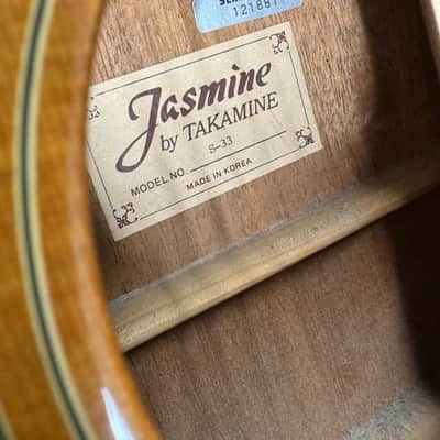 Jasmine by Takamine #S-33 Full-Size Dreadnaught Acoustic Guitar  with Hardshell Case image 2