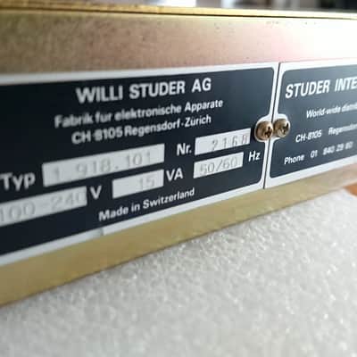 Studer Stereo Balancing unit 6 ch in/out 1.918.101 - Serial 2168 image 11
