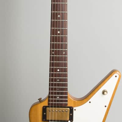 Gibson Explorer Custom Shop Korina Edition Solid Body Electric Guitar (1983), ser. #80483500, original black hard shell case. image 8