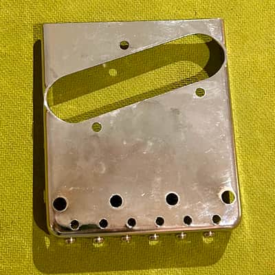 Fender Six Section Bridge For Telecaster Guitar - Chrome image 3