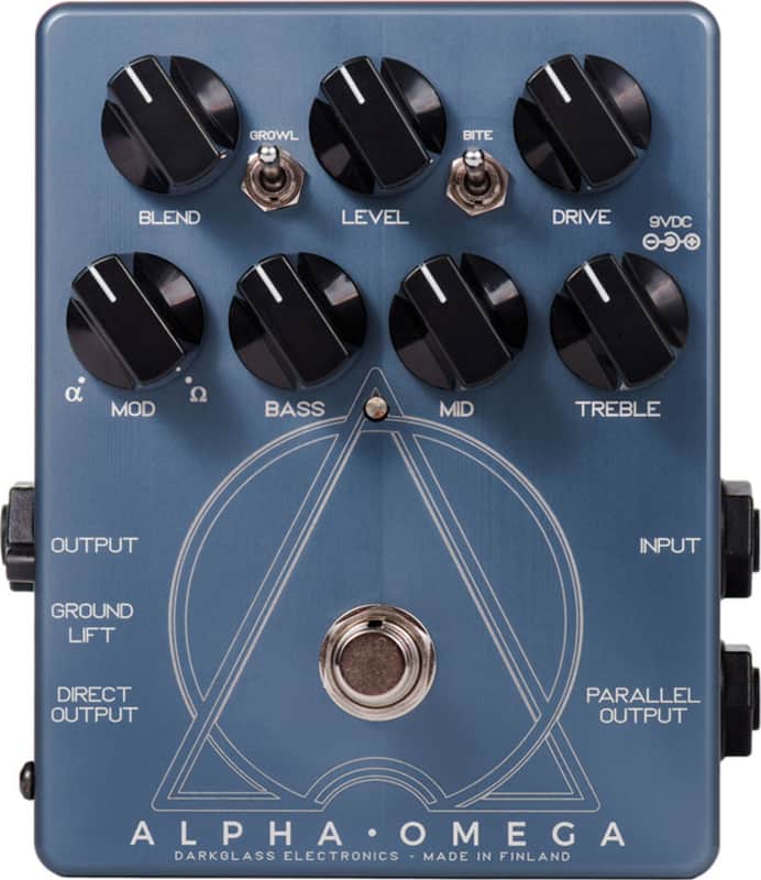 Darkglass Alpha Omega Preamp/Distortion/DI Bass Effects Pedal image 1