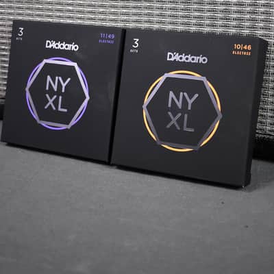 D'Addario NYXL1149-3P Nickel Wound Electric Guitar Strings Medium 11-49 3 Sets image 2