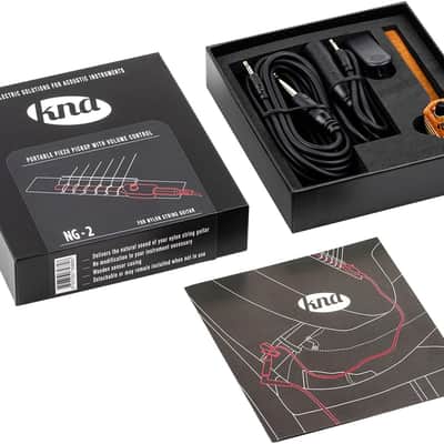 KNA NG-2 Portable Piezo Nylon String Classical Flamenco Guitar Pickup with Volume Control image 3