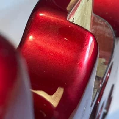 1984 Kramer USA Pacer Deluxe C Series Plate Candy Apple Red Guitar Body Floyd Ready image 18