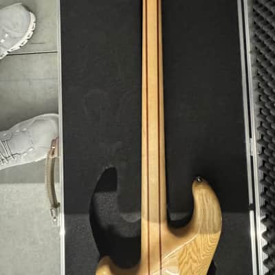 Hot Wire In-law Bass Guitar 424 Custom Neck Thru 4 String Peemium Build 2016 - Multi Strip Maple/Sapwle image 7