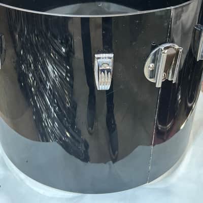 Ludwig 12" deep X 15" head Vistalite Concert Tom (11285-1236) Early 70's - Black Vistalite image 12