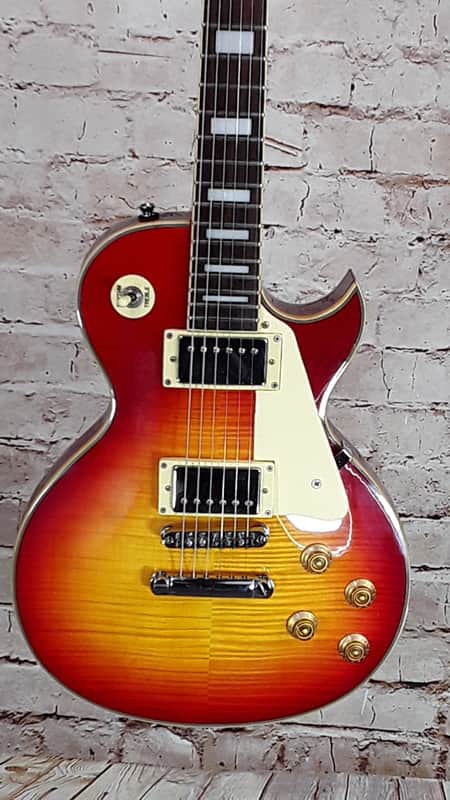 Arbor AP 230 –Les Paul-style – Low Action, Great Tone – Gorgeous Cherry Sunburst image 1