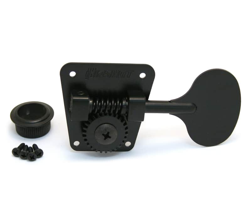 20210LB Hipshot HB2 Classic Black Round LOLLIPOP Tuner for 60s/70s Fender® Bass HB2-LOLLI-B image 1