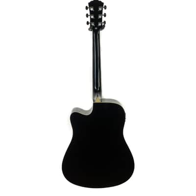 Washburn WA90CEVSB Dreadnought acoustic electric guitar, vintage sunburst image 14