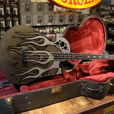 Ovation NSB778 Nikki Sixx Signature Elite Bass 2005 - 2006 - Gray Flame Top image 3