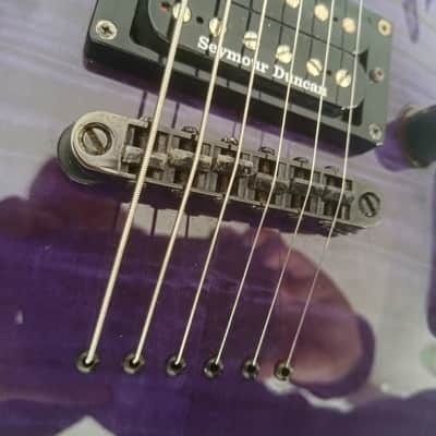 ESP LTD H3-1000 2018 - Present - See Thru Purple Sunburst image 3