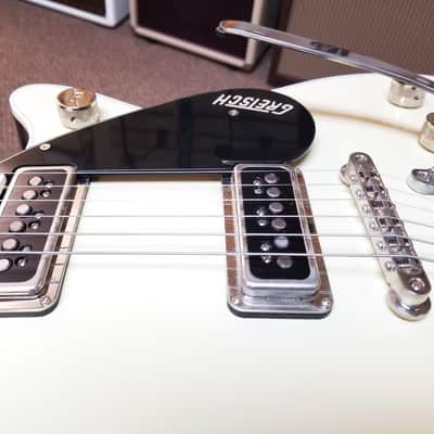 used 2020 Gretsch G6128TDS-PE-LIV Player’s Edition Jet DS w/ Bigsby in Lotus Ivory, Excellent Condition with OHSC & Paperwork! image 15