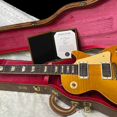 NEW ! Gibson Custom Shop 1959 Les Paul - Lemon Burst VOS - Authorized Dealer - Hand Picked Flame Top - ONLY 8.5 lbs - G07267 image 16