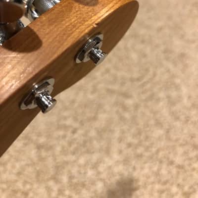 Warmoth Roasted Maple Strat Neck Stainless Frets 2018 Roasted Maple Unfinished image 7