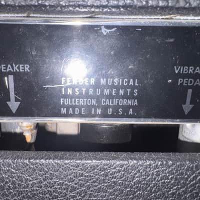 Fender Vibro Champ 6-Watt 1x8" Guitar Combo 1964 - 1967 - Black Panel image 7