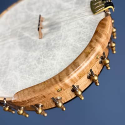 Ome Wicklow 11" 19-Fret Tenor Curly Maple Openback Banjo with Rolled Brass Ring image 21