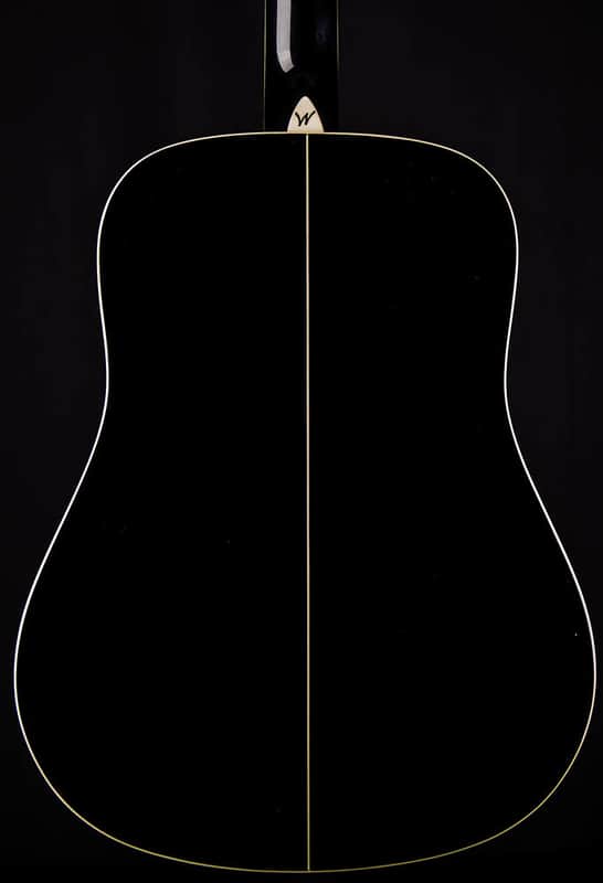 Washburn WD10SB Solid Top Dreadnought Acoustic Guitar, Black | Reverb