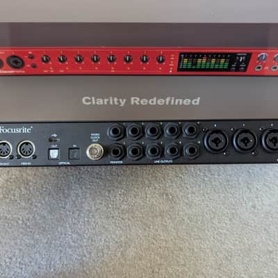 Focusrite Clarett+ 8Pre USB-C Audio Interface 2021 - Present - Red image 4