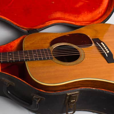 C. F. Martin D-28 Flat Top Acoustic Guitar (1954), ser. #141329, black hard shell case. image 14