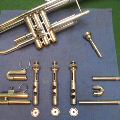 Accord by Blessing 1035 Intermediate Silver Trumpet USA - Reconditioned - Case & Blessing 7C MP image 17