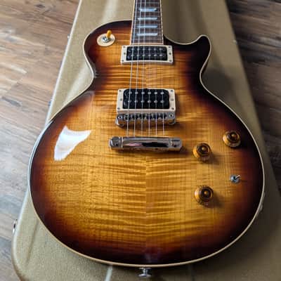 Gibson Les Paul Less Plus Electric Guitar 2015 Flamed Desert Burst W/OHSC & Candy image 4