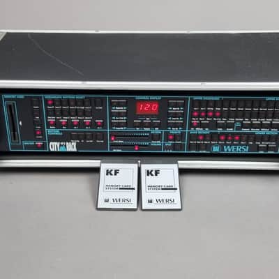Wersi City KF2 Rack (Germany, 1980)! Vintage MIDI Synthesizer Expander with 2 extra sound cards image 1