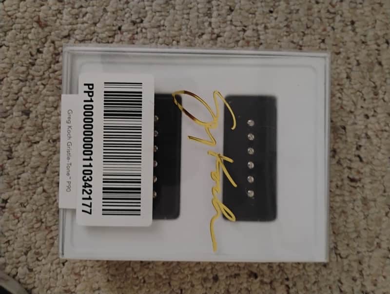 New Fishman Fluence Signature Greg Koch Gristle-Tone P90 Pickup Set (Black) image 1
