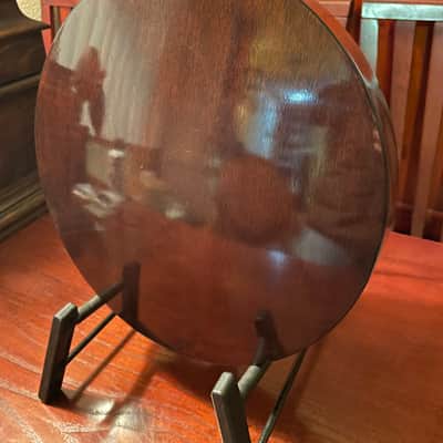Saga Vintage 5-String Resonator Banjo Mahogany 1976 image 6
