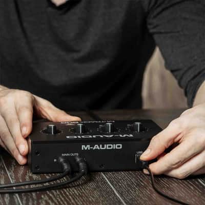 M-Audio M-TRACK DUO 2-Ch USB Audio Recording Interface w Preamp & Phantom Power image 12