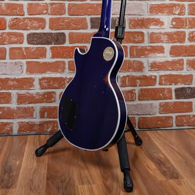 Gibson Custom Shop Les Paul Custom AAAA Flame Maple Top Murphy Lab Heavy Aged Nordic Blue 2025 w/OHSC image 8