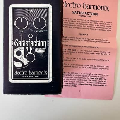 Electro-Harmonix Satisfaction Fuzz 2014 image 3